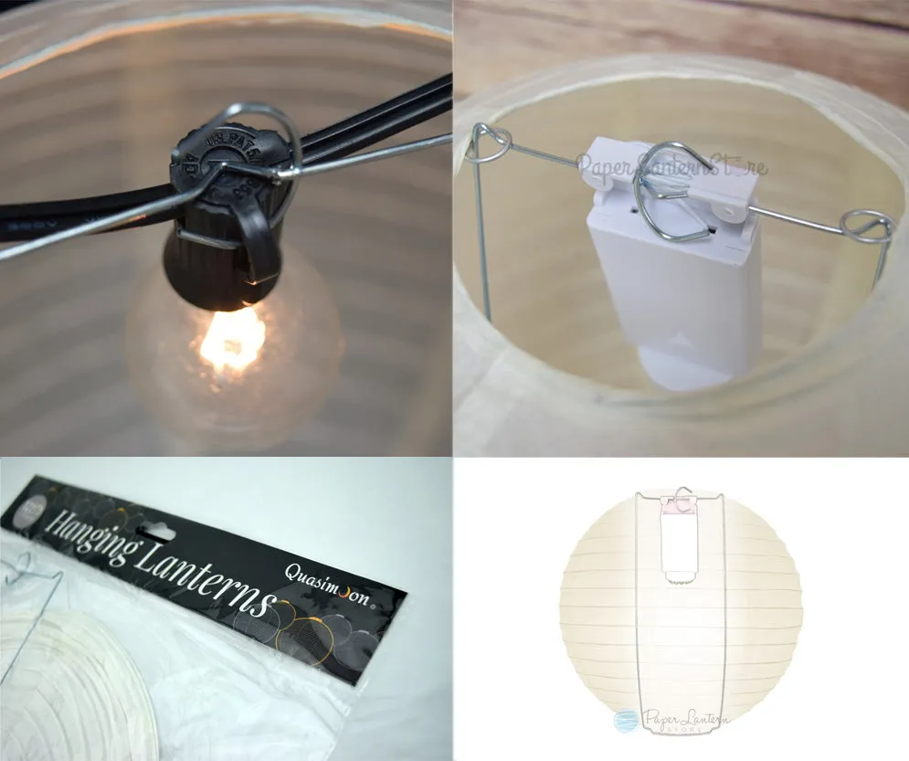 14" Gray / Grey Round Paper Lantern, Even Ribbing, Chinese Hanging Wedding & Party Decoration