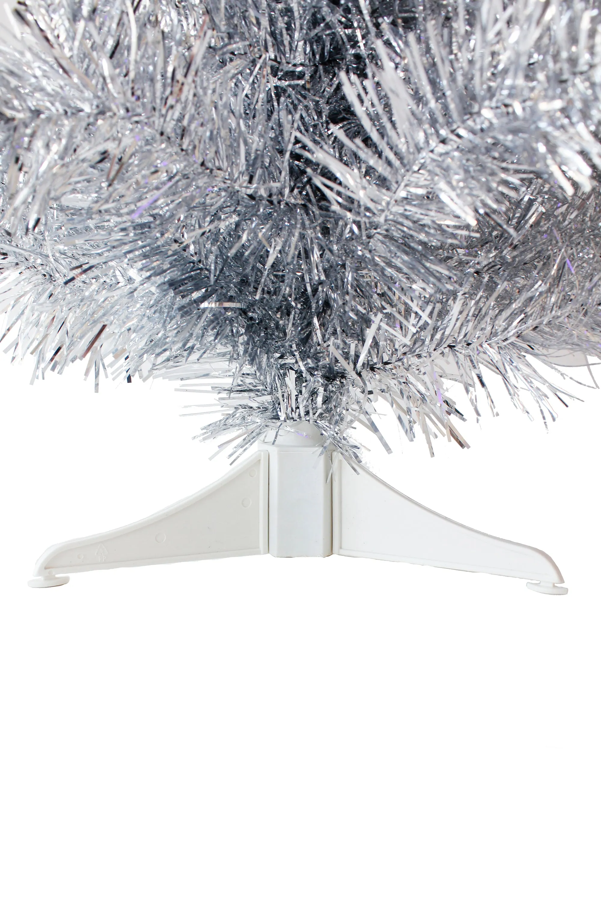 2' Silver Tabletop Tree with Stand