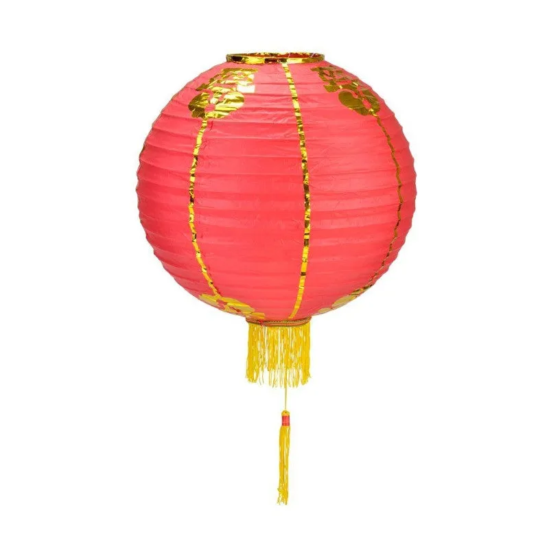 30" Jumbo Traditional Chinese New Year Lantern with Tassel