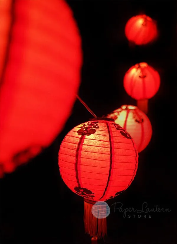 30" Jumbo Traditional Chinese New Year Lantern with Tassel