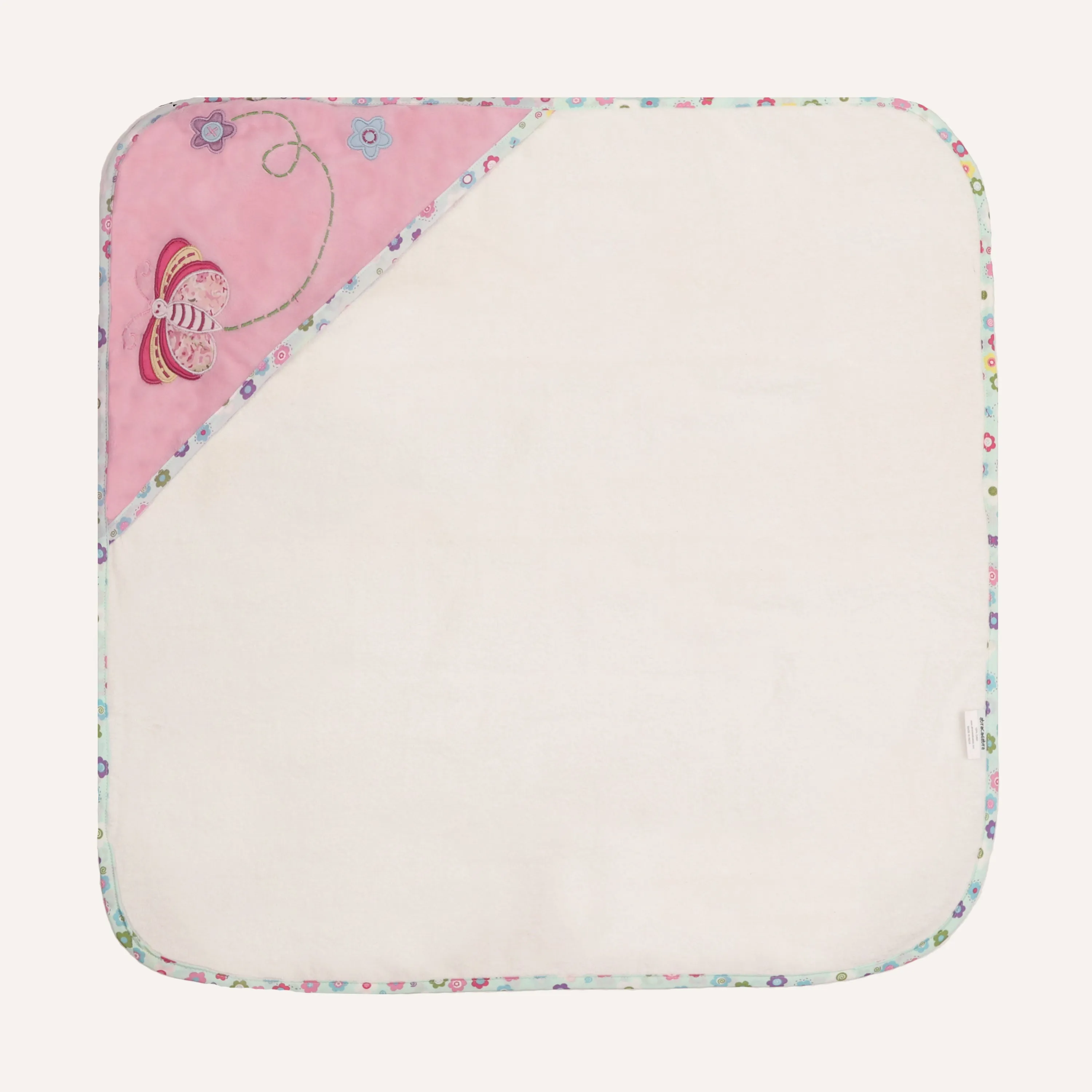Abracadabra Hooded Towel With 2 Face Washers - Papillon