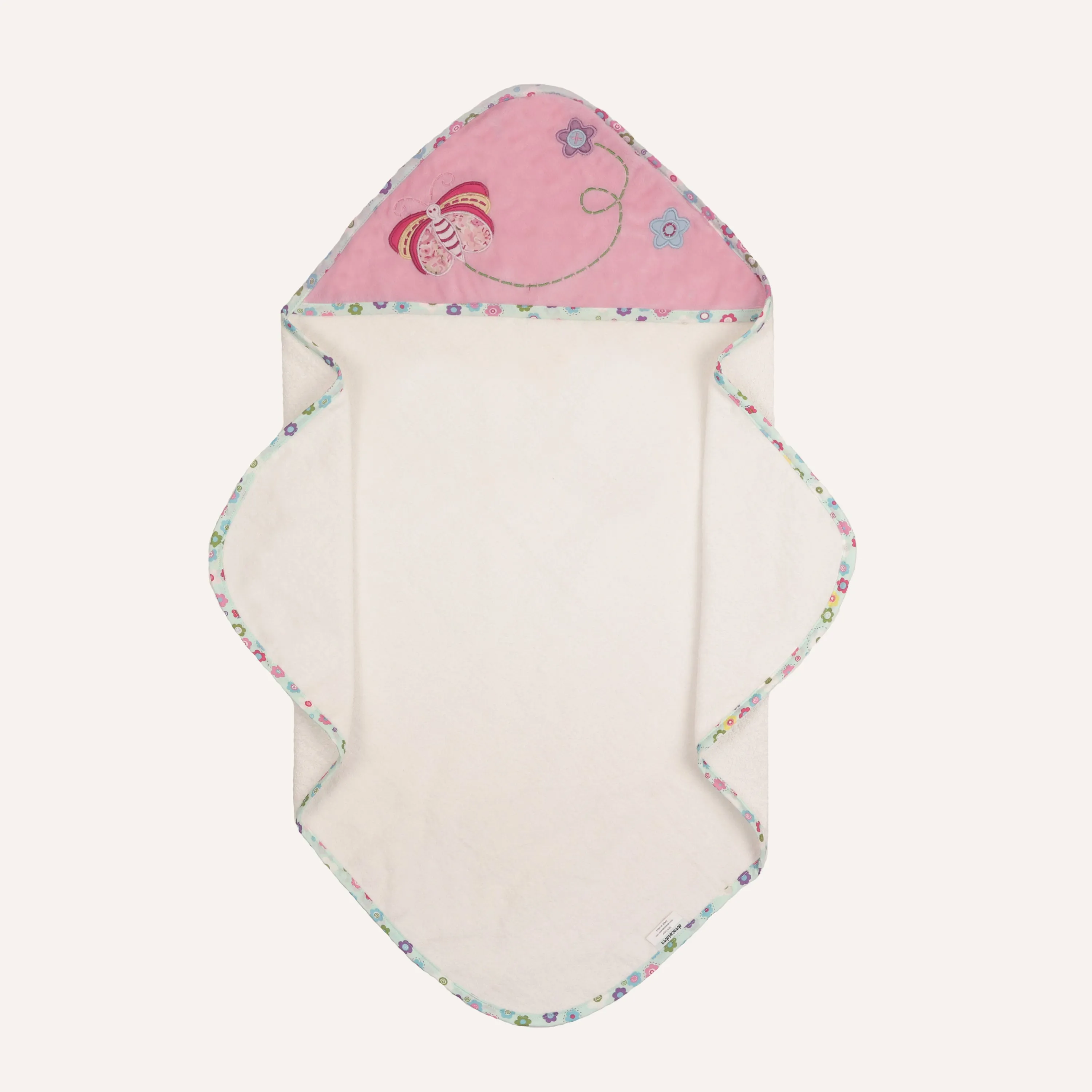 Abracadabra Hooded Towel With 2 Face Washers - Papillon