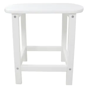 All-Weather Side Table - White