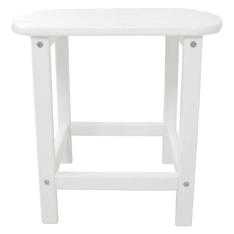 All-Weather Side Table - White