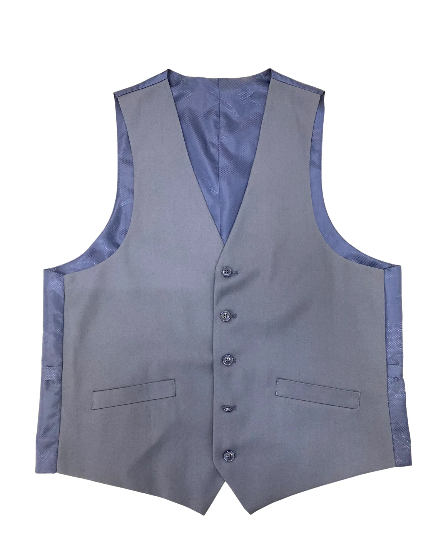 Angelo Rossi Performance Stretch Vest - Silver Gray