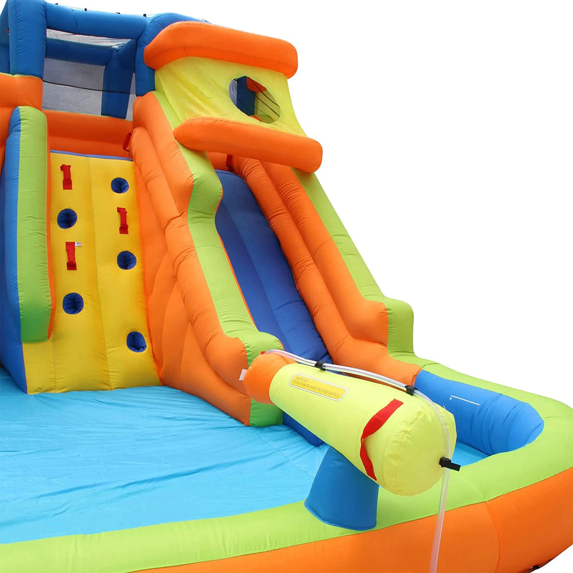 Banzai Drop Zone Kids Inflatable Water Park and Battle Bop Combo Pack (2 Sets)