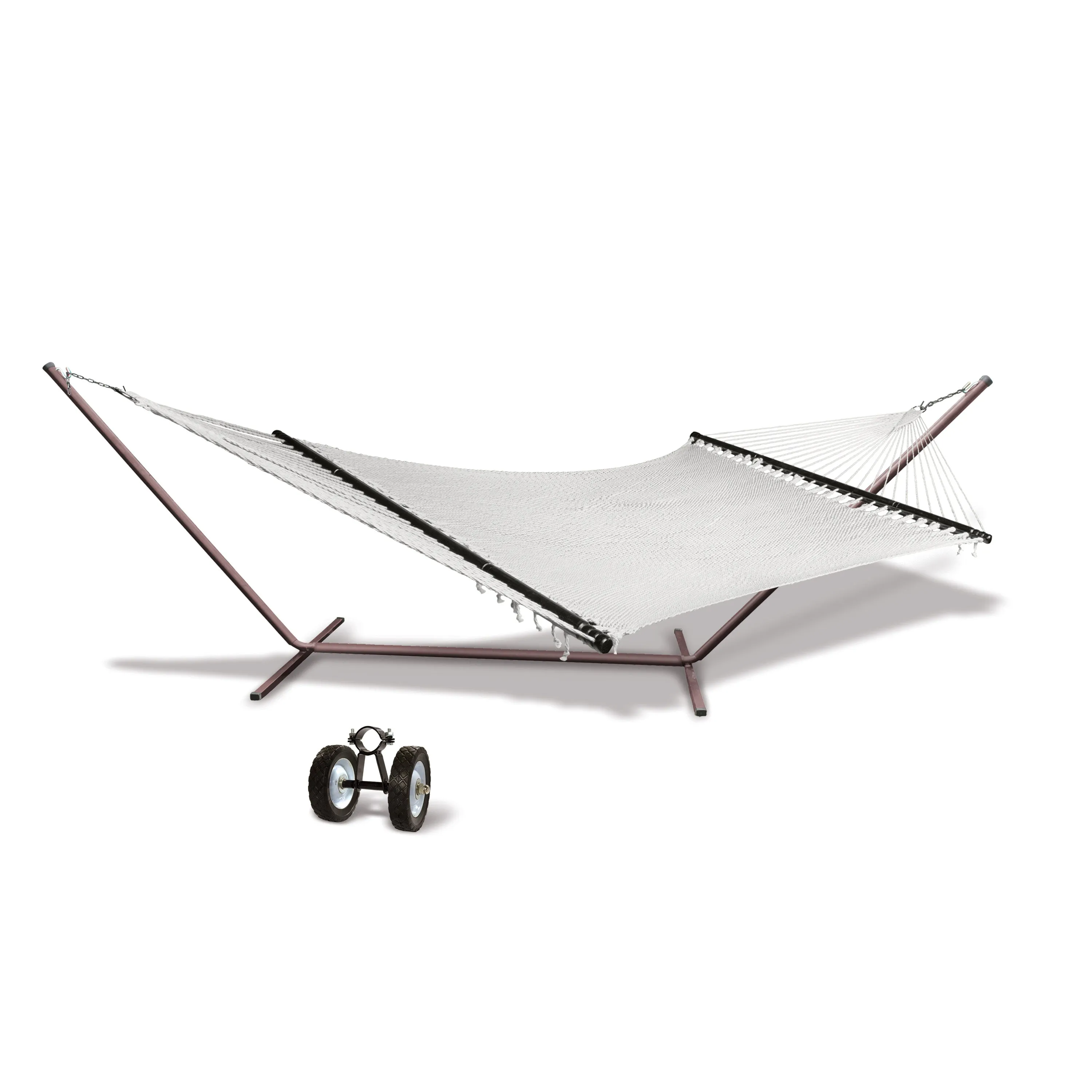 Complete Rope Hammock Bundle | W/ Stand and Wheel Kit