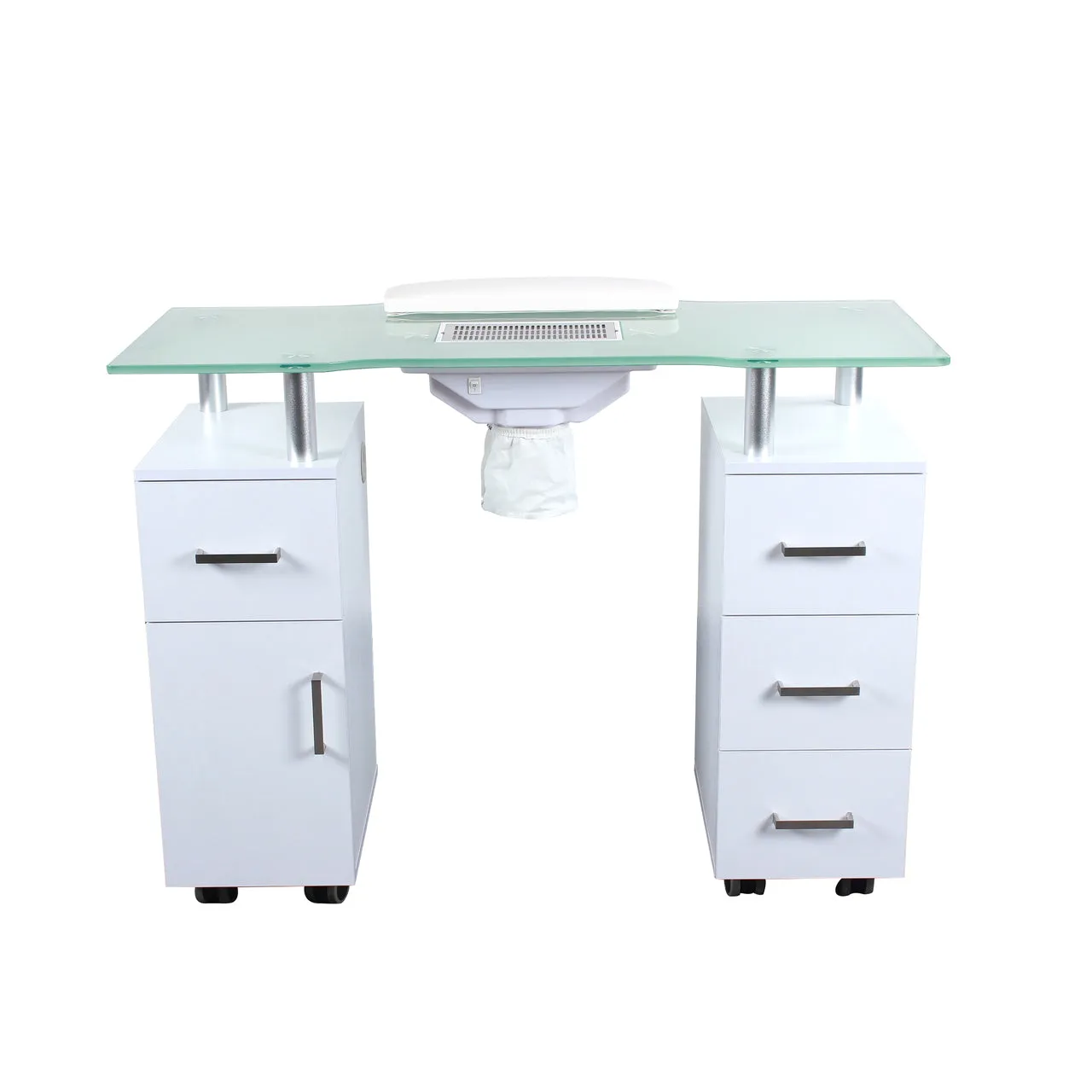 Dermalogic Glasglow Manicure Table with Fan