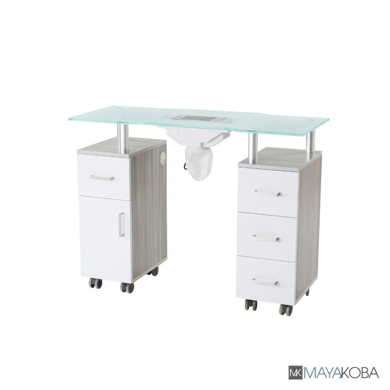 Dermalogic Glasglow Manicure Table with Fan