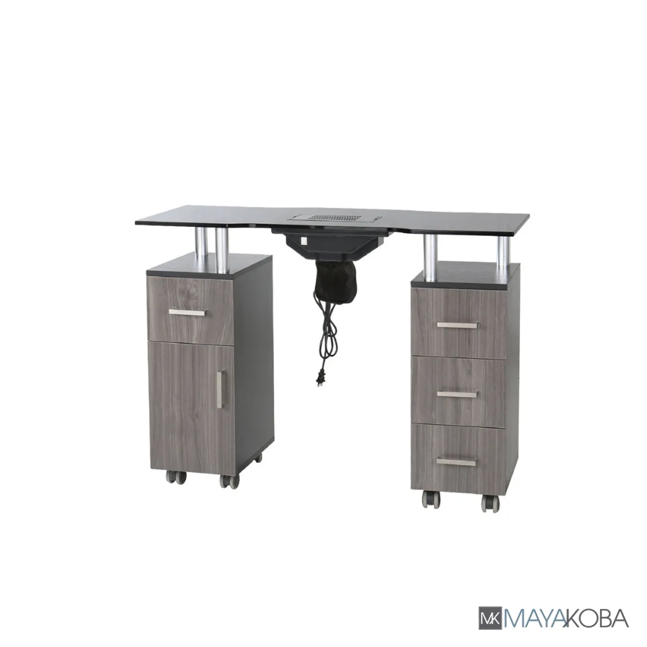 Dermalogic Glasglow Manicure Table with Fan