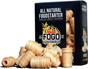 Fogo FS15 FOGOstarters Fire Starter, 15 Pack, All Natural
