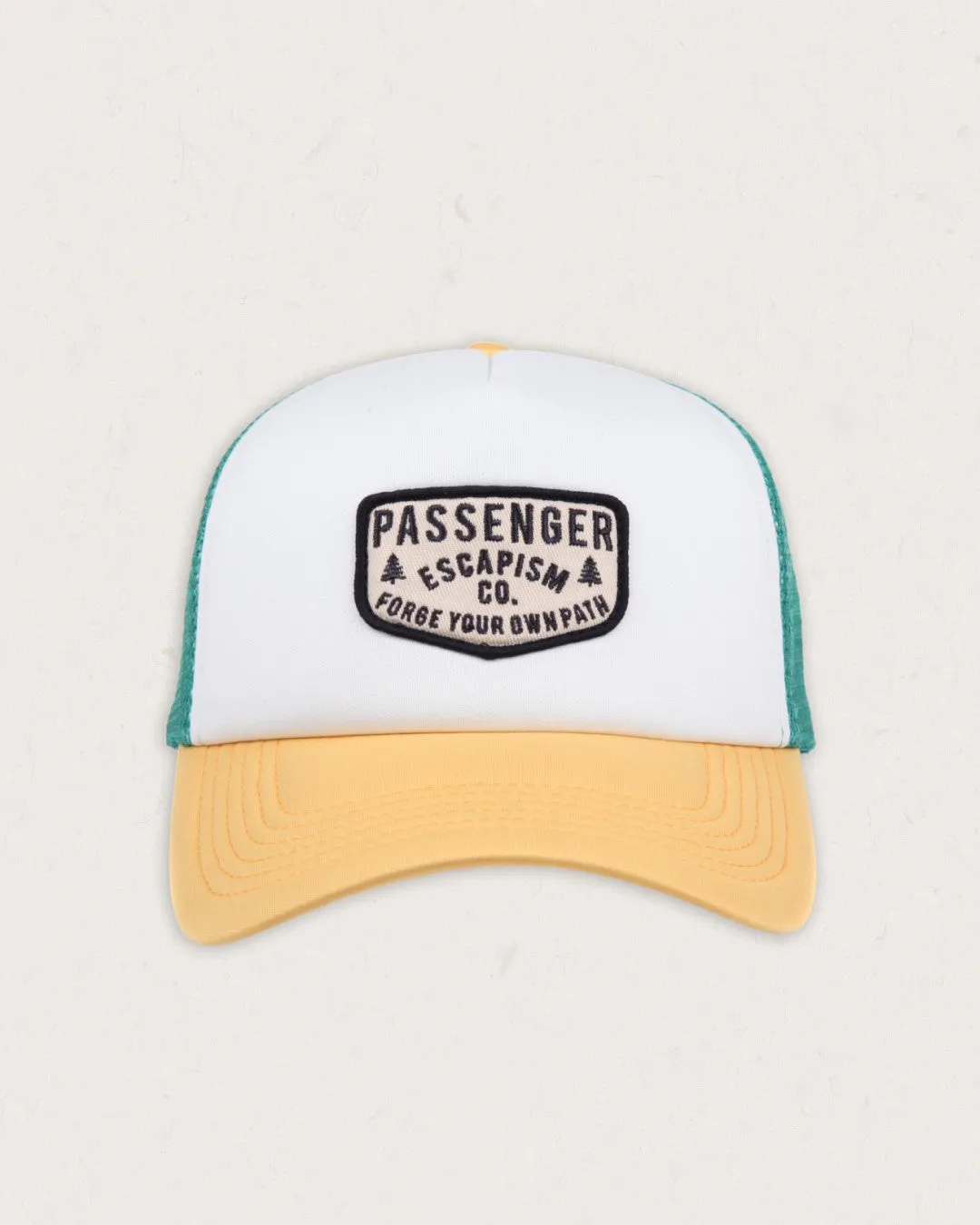 Forge Snapback Trucker Cap - Mustard Tricolour