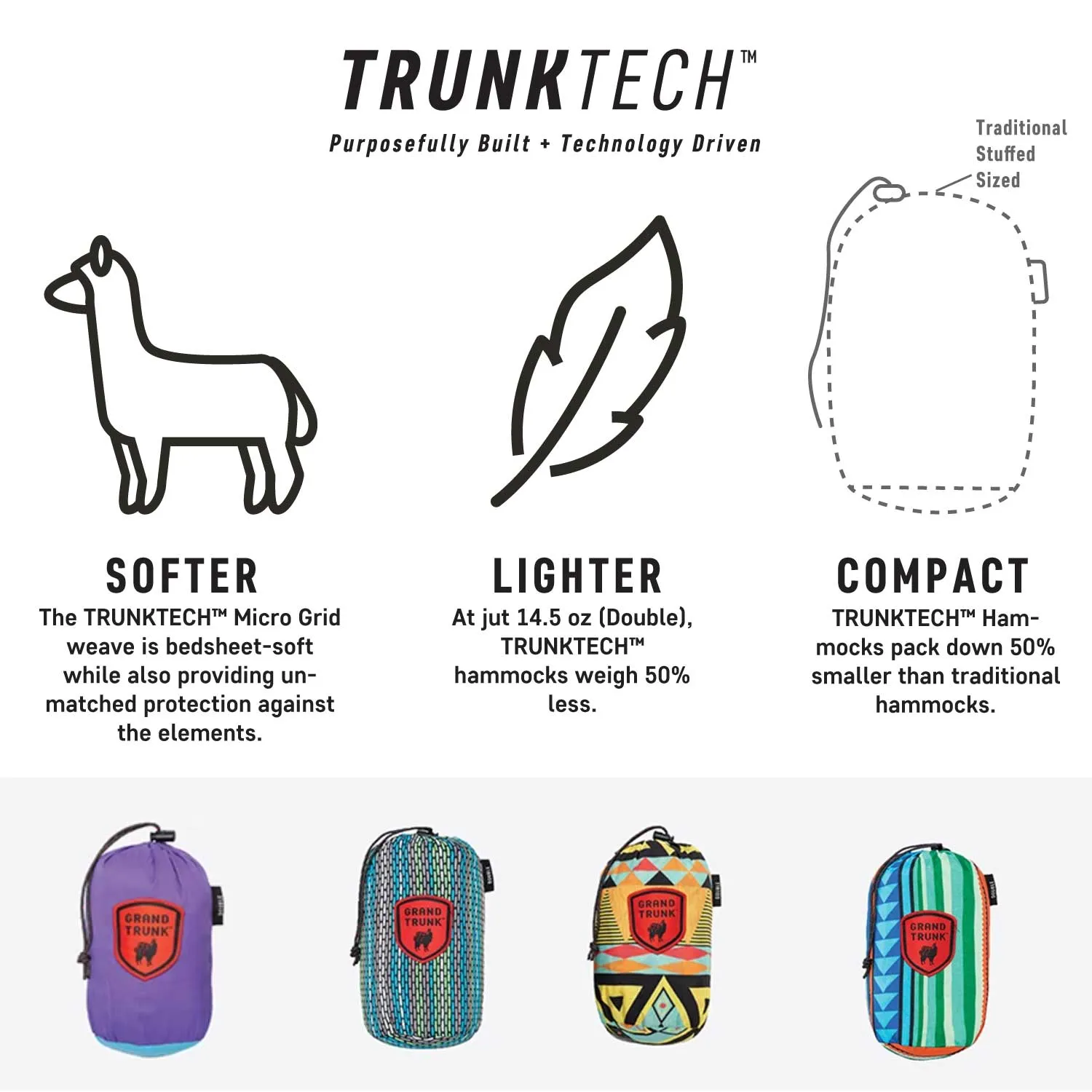 Grand Trunk Trunk Tech Double Hammock 2023
