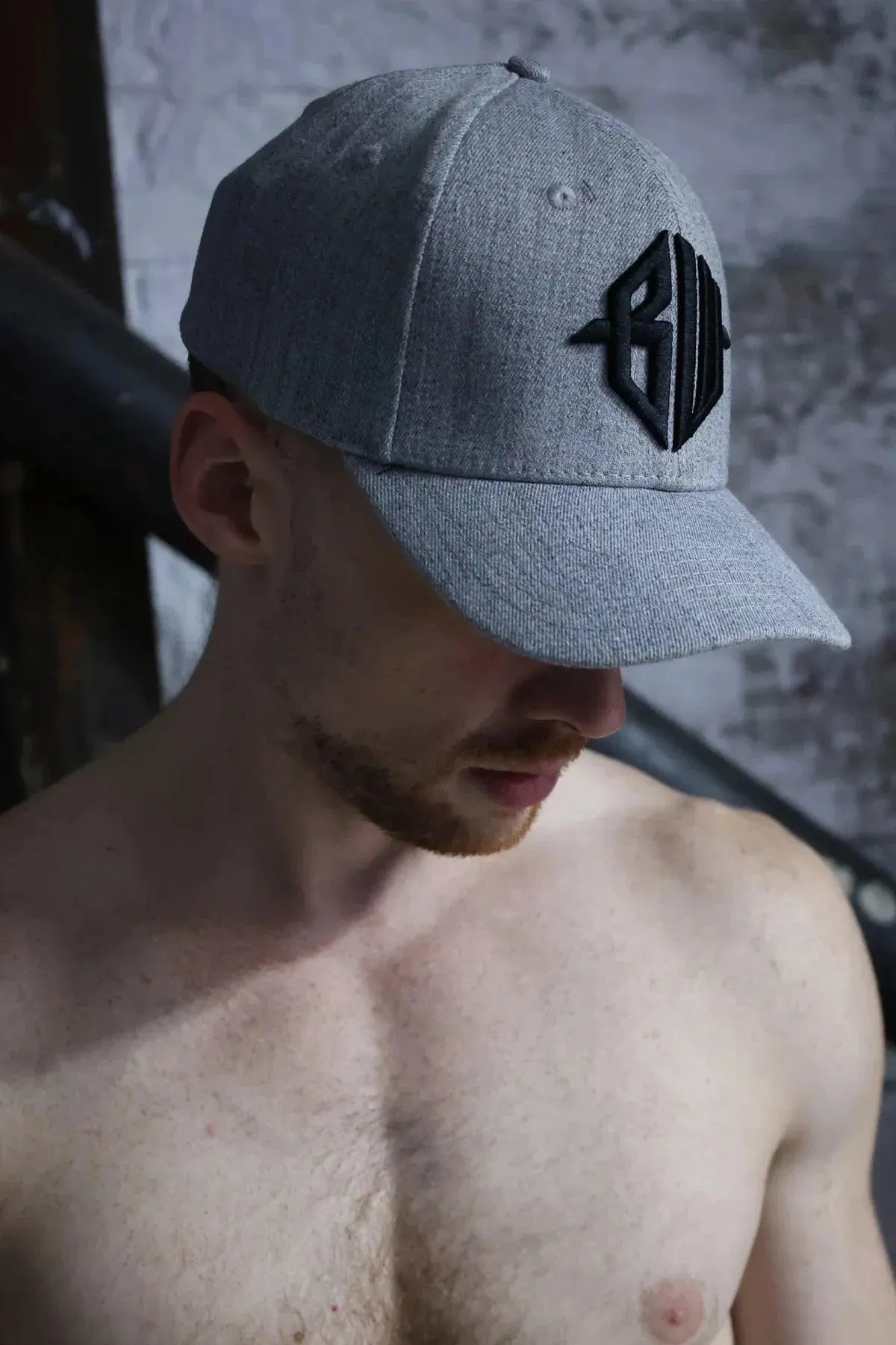 ICON CAP - GREY HEATHER