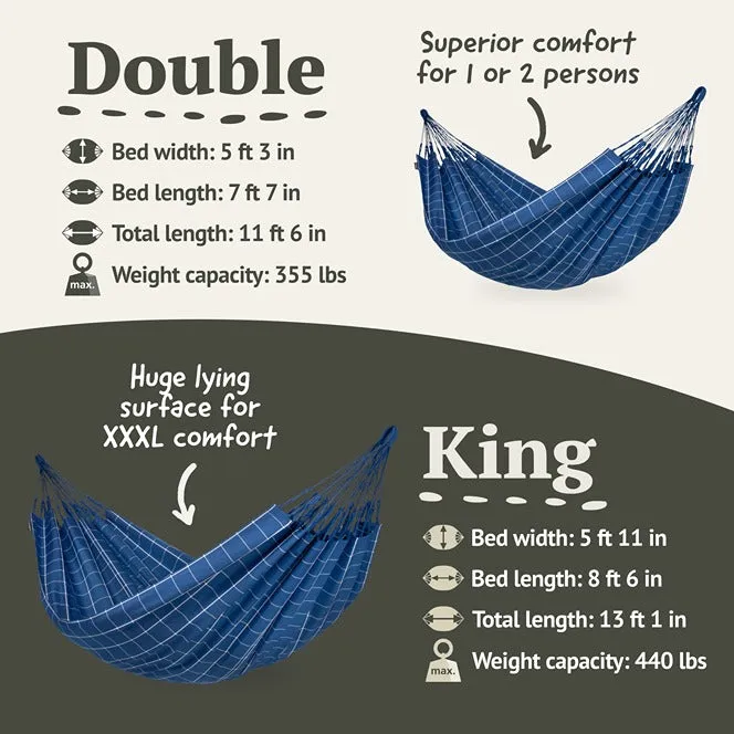 LA SIESTA Brisa classic swing hammock, kingsize (180 cm width)