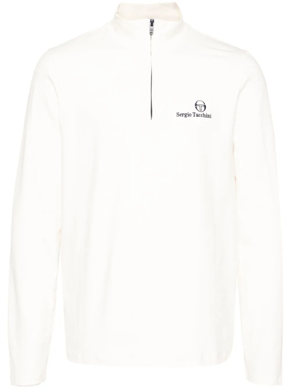 logo embroidery long-sleeves performance T-shirt