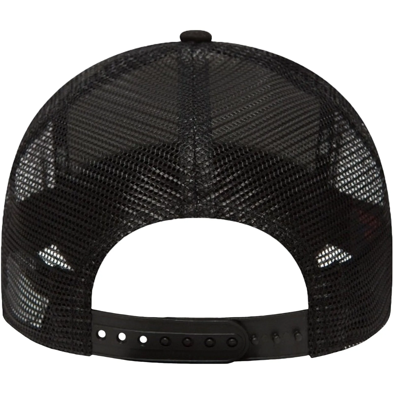 New Era Youths New York Yankees A-Frame Tracker Cap - All Black - 6-12 Yrs