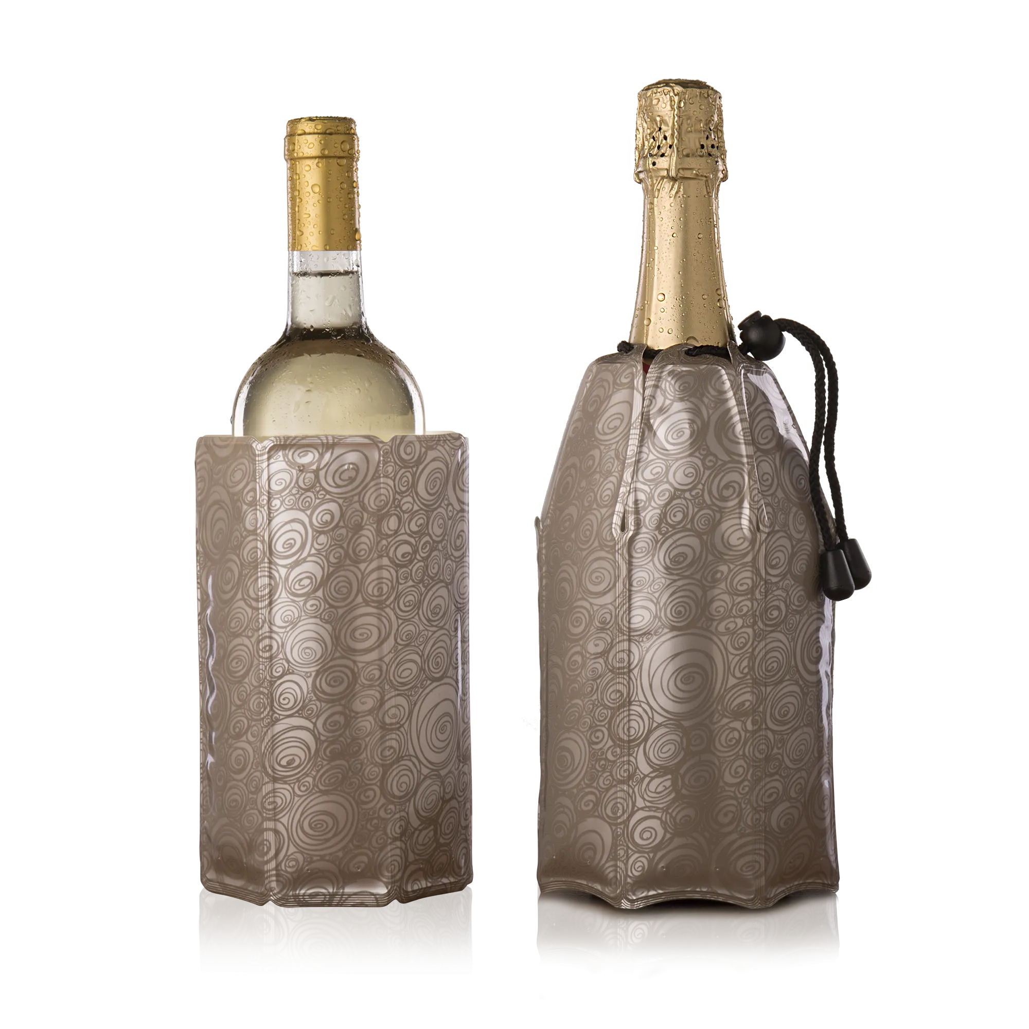 Rapid Ice Wine and Champagne Cooler Set - Platinum