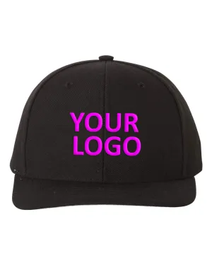 Richardson Surge Adjustable Custom Caps, Black