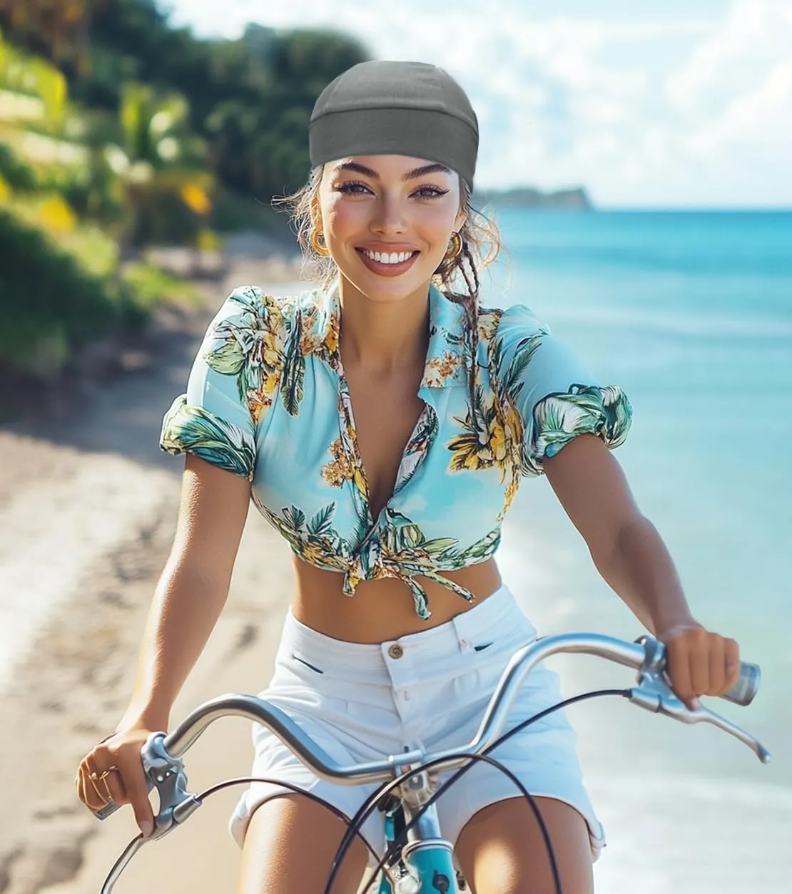 Sweat Wicking Do Rags Skull Caps, Cooling Hip Hop Hat, Beanie Durag Motorcycle Head Wrap Doo Rag Liner for Men Women