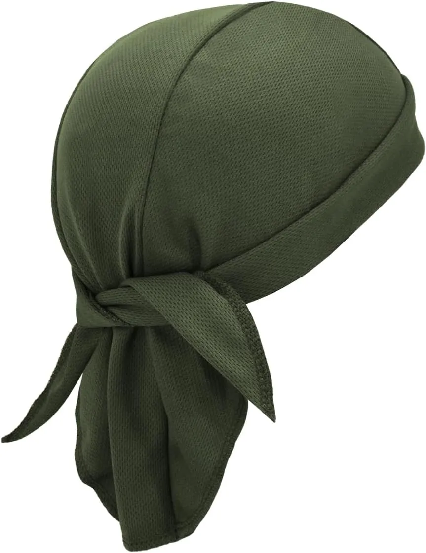 Sweat Wicking Do Rags Skull Caps, Cooling Hip Hop Hat, Beanie Durag Motorcycle Head Wrap Doo Rag Liner for Men Women