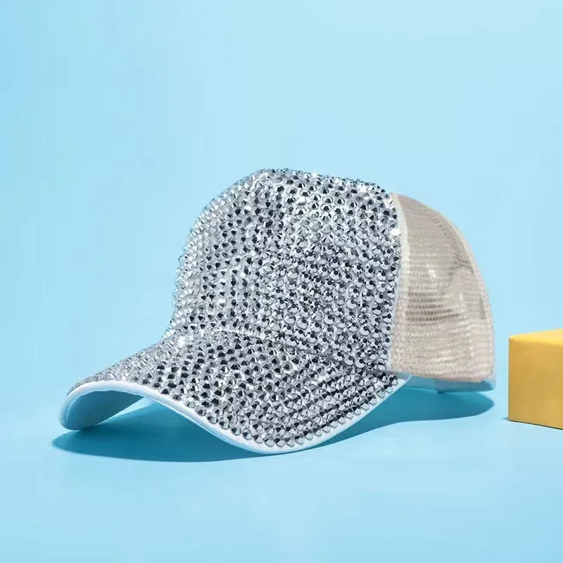 Wholesale 10PCS Rhinestone Breathable Baseball Caps