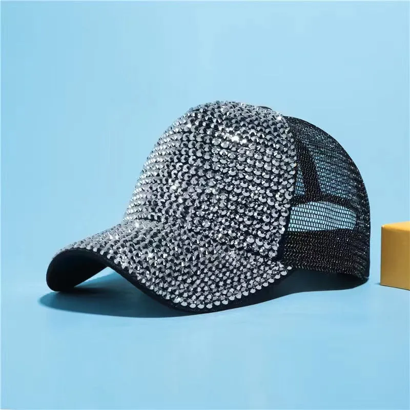 Wholesale 10PCS Rhinestone Breathable Baseball Caps